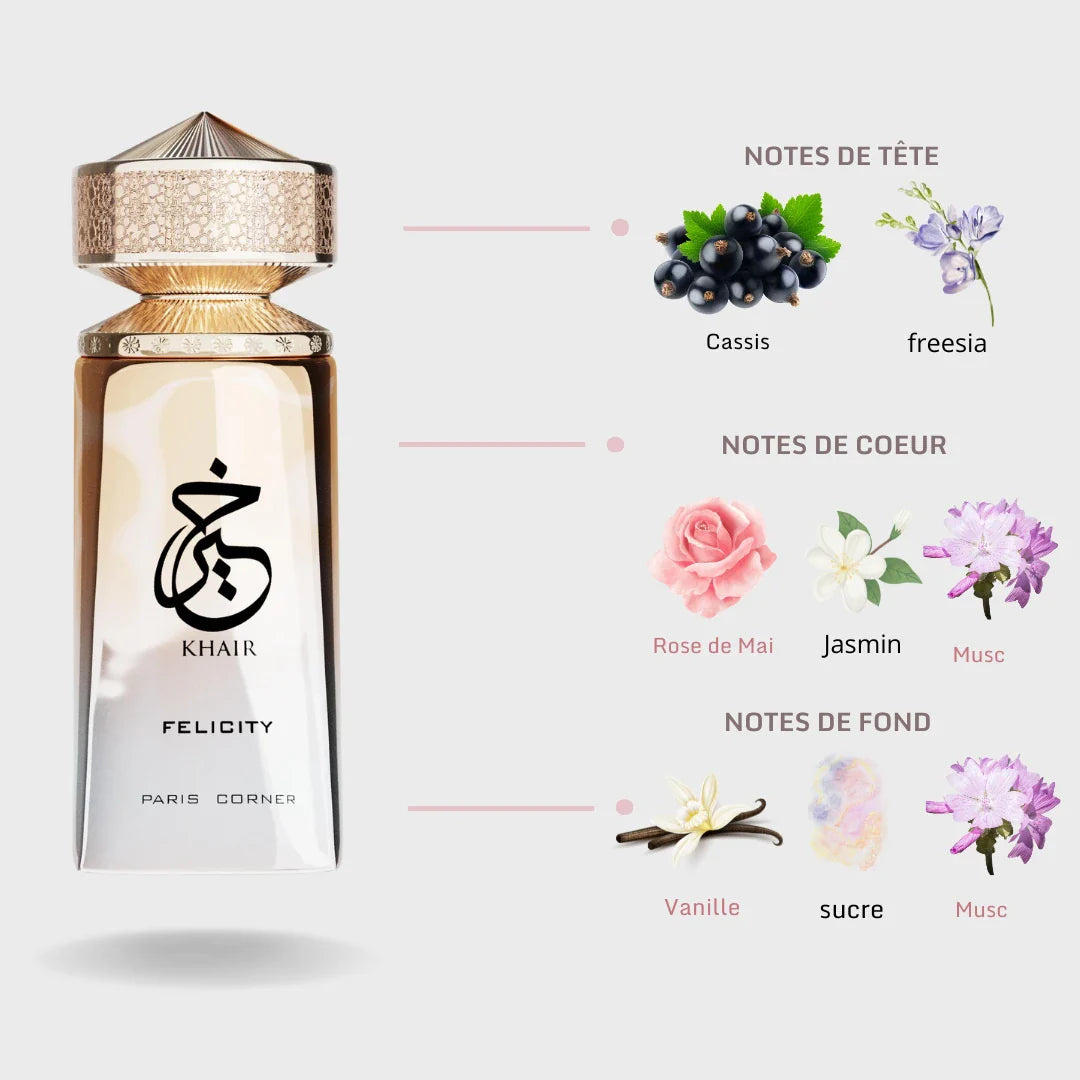 ✨ Eau de Parfum Khair Felicity 100ml – Paris Corner