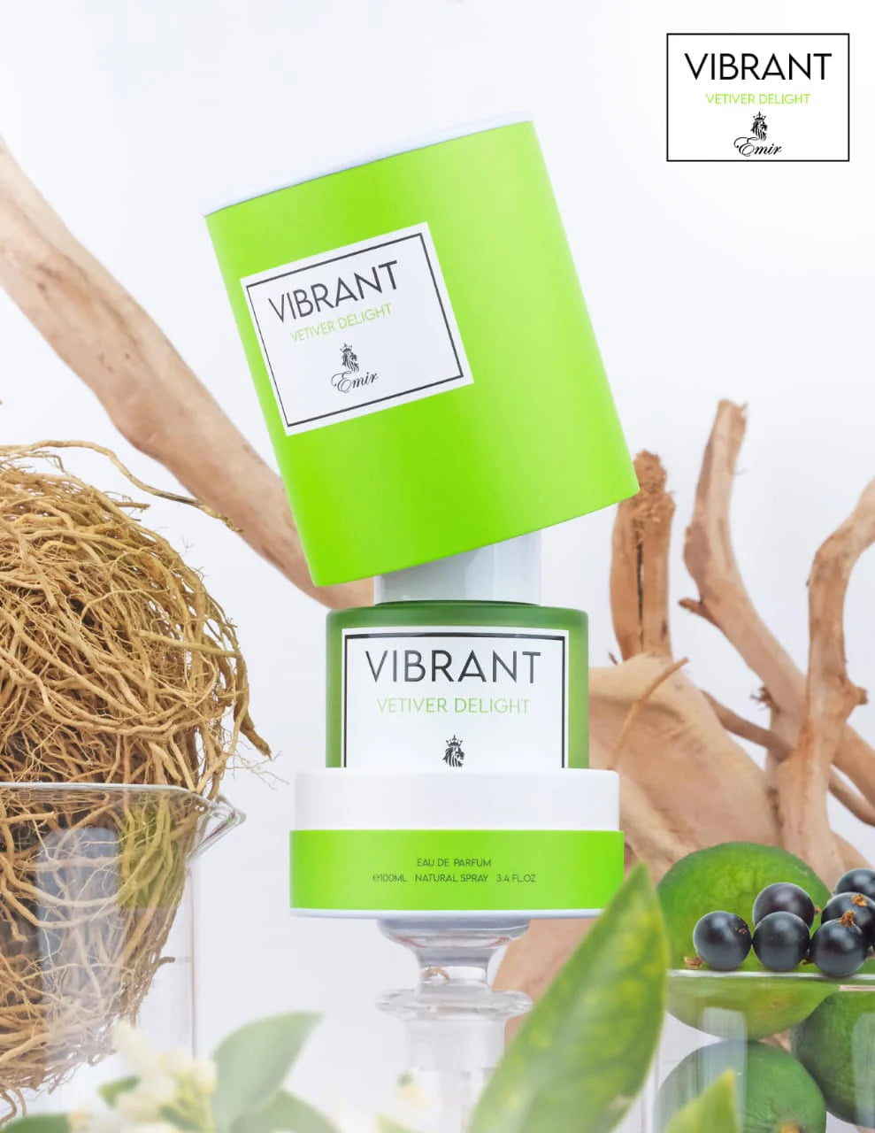 Vibrant Vetiver Delight - Une Fragrance Fraîche et Herbacée pour l’Été