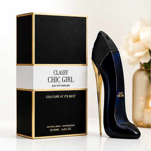 Classy Chic Girl Eau de Parfum Femme 100 ml – Fragrance World – Inspiré de Good Girl de Carolina Herrera