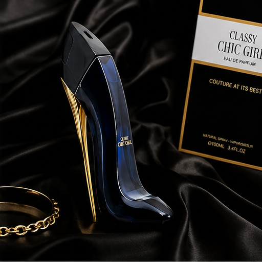 Classy Chic Girl Eau de Parfum Femme 100 ml – Fragrance World – Inspiré de Good Girl de Carolina Herrera