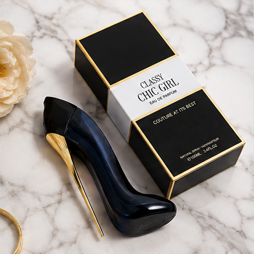 Classy Chic Girl Eau de Parfum Femme 100 ml – Fragrance World – Inspiré de Good Girl de Carolina Herrera
