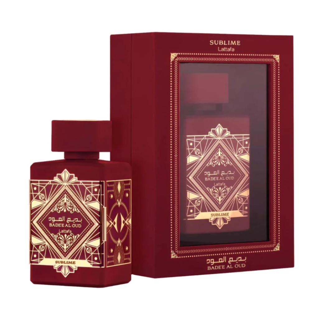 Badee Al Oud Rouge - Une Fragrance Audacieuse aux Notes de Bois Chaleureuses